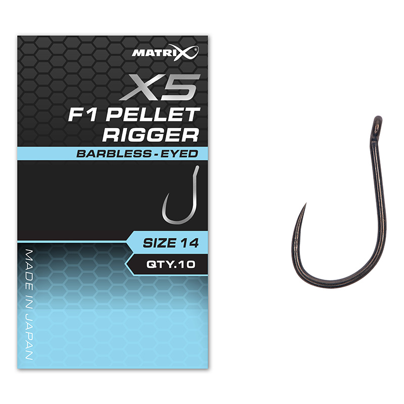 Matrix X5 - F1 Pellet Rigger Hooks SIZE 12 - Foto 3